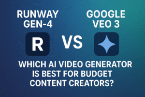 Runway Gen-4 vs Google Veo 3: Which AI Video Generator Is Best for Budget Content Creators?