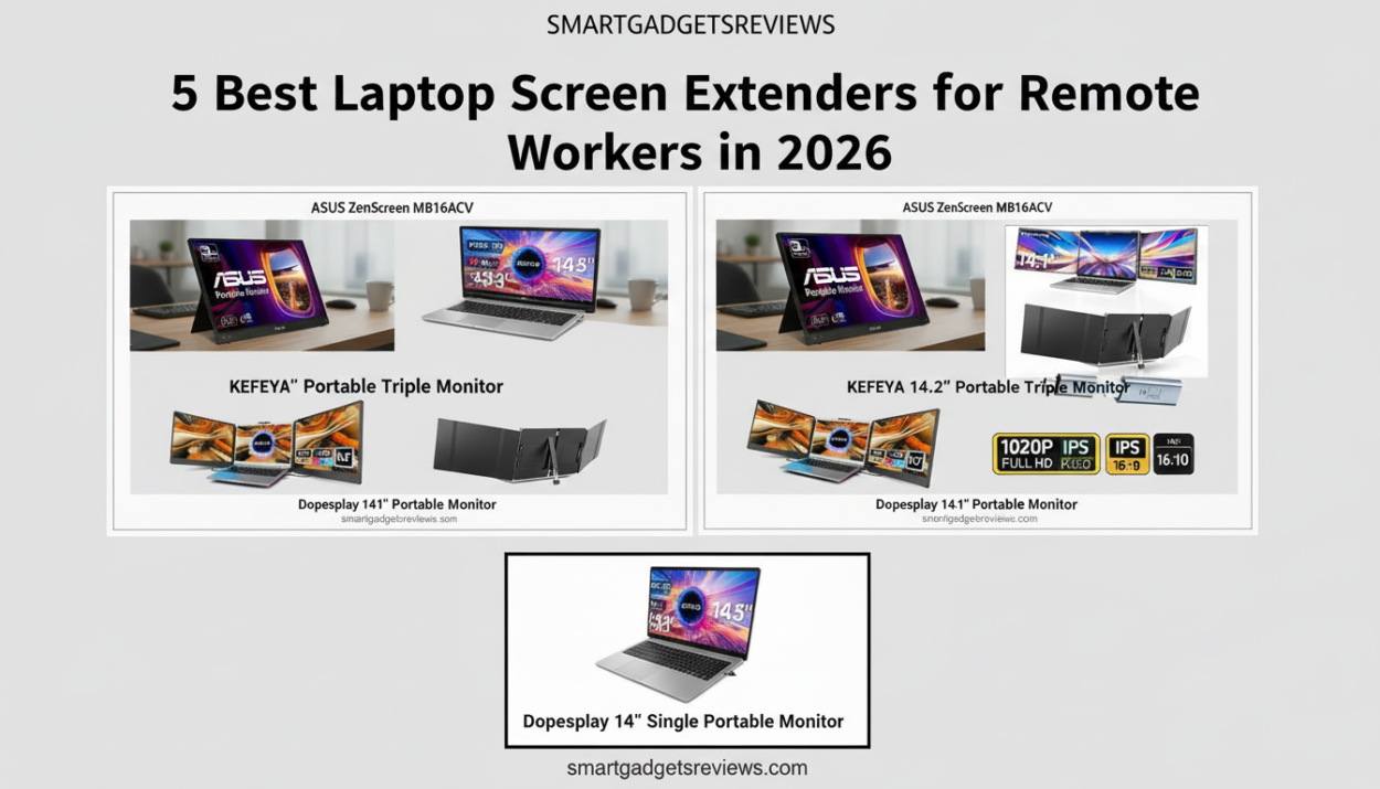 5 Best Laptop Screen Extenders for Remote Workers in 2026. guide